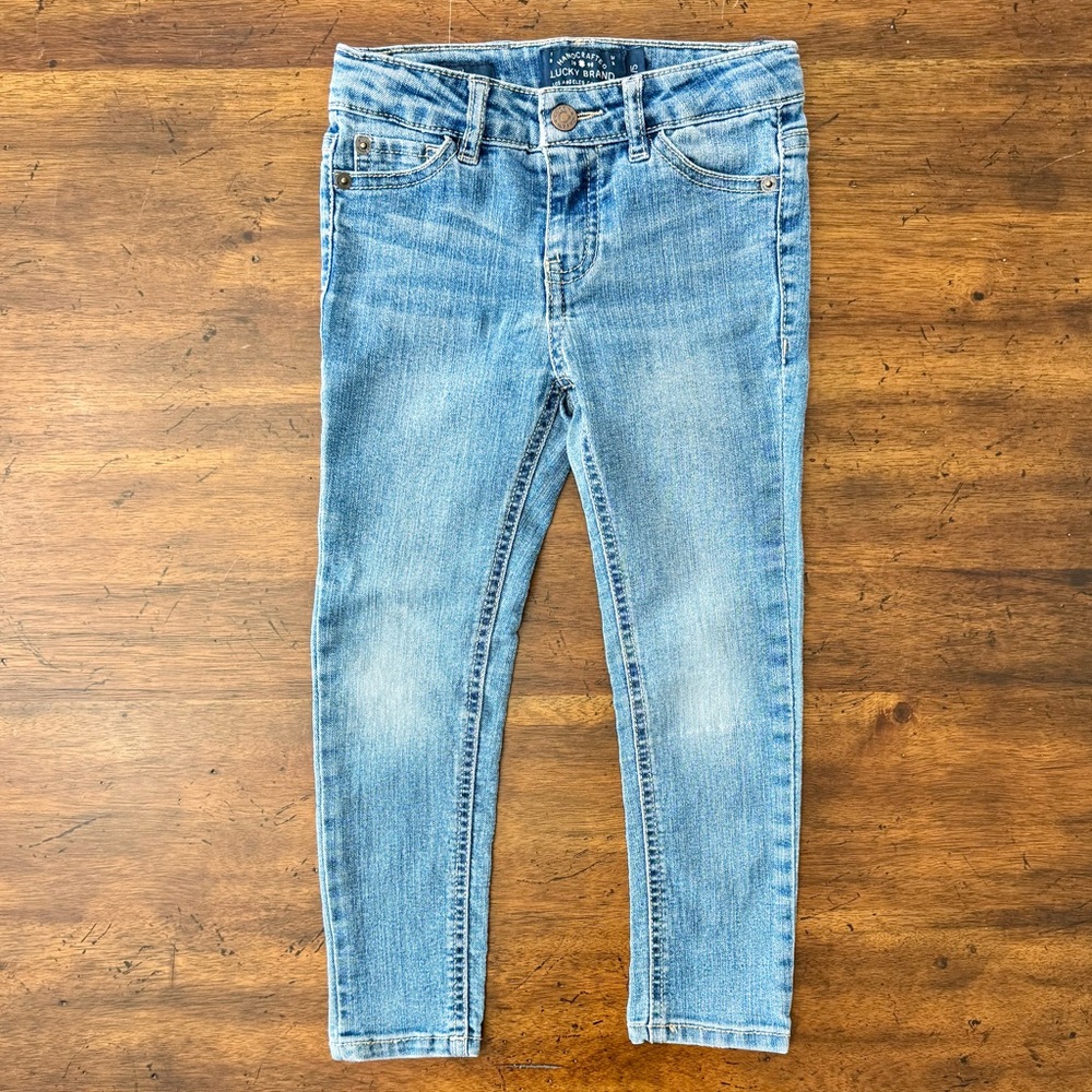 Lucky Brand Girls Jeans Size 4/5 EUC